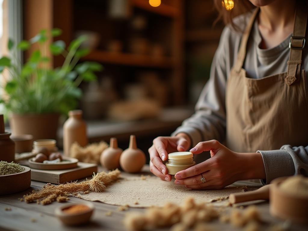 Taller familiar produciendo cosmética en Madrid